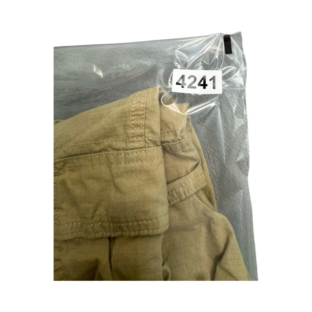 The Children's Place Cargo Shorts Boys 8 Slim Tan Khaki Pull On Elastic Waist